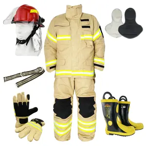 ANBEN FIRE EN469 Suministro de fábrica NFPA 1971 EN 469 Sarga Shell 4 capas Nomex Fire uniforme