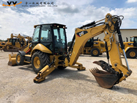 Mini-chargeuse-pelleteuse Caterpillar 420F d'occasion, très demandée, en excellent état, moteur et pompe d'origine américaine pour chargeuse-pelleteuse Cat