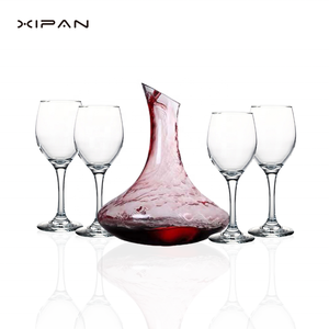Calice <span class=keywords><strong>e</strong></span> Decanter di vetro di cristallo di lusso personalizzati eleganti bicchieri da vino per servire Champagne - Product Image 2
