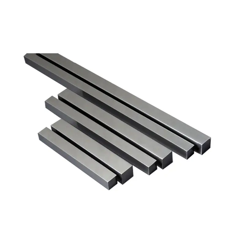 China Manufacturer Hot Rolled Cold Drawn Forged SUS 304 420 Stainless Steel Square Bar Price Per Kg