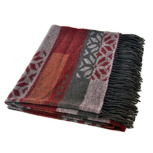 Blauwe Phoenix Pashmina Sjaal Vrouwen Wol Jacquard Winter Plaid Mousseline Chiffon Dupatta Kwast Sjaal Groothandel Fluweel Pab1701 - Product Image 2
