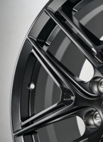 Jantes forgées monobloc à 5 branches, finition noir mat, sur mesure, 18-22 pouces, 5x112, 5x120, 5x114.3, 6061-T6, pour BMW, Audi, Mercedes