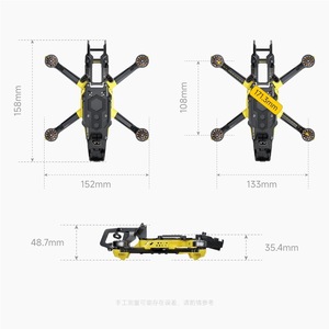 Дрон SpeedyBee Master3X 3,6 дюйма FPV PNP с заводской силовой установкой и модульной конструкцией для аэрофотосъемки - Product Image 5