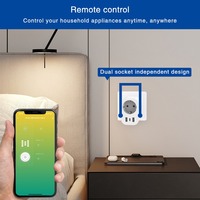 Enchufe Inteligente WiFi Tuya Smart OEM 16A EU Schuko con Monitor de Energía USB a C