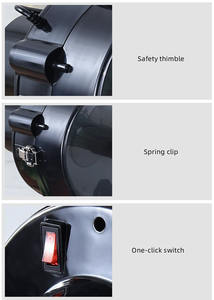 Cortadora de Verduras Eléctrica, Procesador de Alimentos Multifunción, Máquina Cortadora de Verduras, Rebanadora Automática Comercial, Máquina Trituradora - Product Image 6