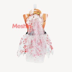 Disfraz de Novia Fantasma Sangrienta para Niñas, con Falda Tutú, Velo, Diadema y Guantes, para Halloween, Cosplay de Zombi, Fiesta de Disfraces - Product Image 1