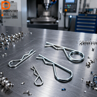 Goupilles en R à double ou simple spirale, en acier inoxydable 65Mn, en acier à ressort, pour verrouillage, fourniture d'usine OEM