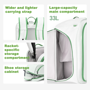 <span class=keywords><strong>Sac</strong></span> <span class=keywords><strong>de</strong></span> raquette <span class=keywords><strong>de</strong></span> padel ultra premium en nylon 840D, durable, grande capacité, organisateur <span class=keywords><strong>de</strong></span> terrain, <span class=keywords><strong>sac</strong></span> à dos <span class=keywords><strong>de</strong></span> pickleball avec rangement multi-raquettes - Product Image 4