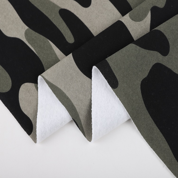 Приятный производитель, хлопковая толстовка с принтом, французская махровая ткань, тяжелая ткань для продажи