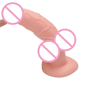 Hot Sale Weiche und bequeme flexible PVC Anal Plug Sexspielzeug Realistische dicke Schwanz Dildos für erwachsene Frauen Masturbation - Product Image 3