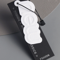 Étiquettes volantes en carton de luxe personnalisées avec impression pour vêtements, avec cordon, pour cartes de vêtements