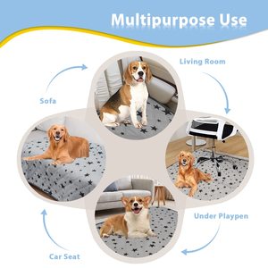 Gran oferta, almohadillas para orinar de cachorro duraderas altamente absorbentes, almohadillas para orinar impermeables reutilizables lavables para perros - Product Image 4