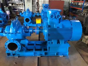 Bomba centrífuga de doble succión dividida axial horizontal de dos etapas para industrias químicas pesadas y de gas natural - Product Image 5