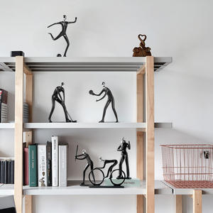 Ornements décoratifs Tonfo en résine synthétique, style moderne et épuré, accessoires pour la maison, entrée, salon, <span class=keywords><strong>TV</strong></span>, cave à vin, fête - Product Image 2