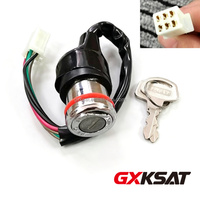 GXKSAT – Pièce de moto de haute qualité : Serrure de contact avec clé et clé de réservoir pour GX-2004, GX-GN125, GN 125