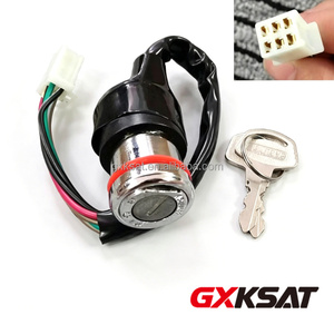 GXKSAT – Pièce de moto de haute qualité : Serrure de contact avec clé et clé de réservoir pour GX-2004, GX-GN125, GN <span class=keywords><strong>125</strong></span> - Product Image 4