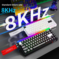 Clavier mécanique filaire RGB LDON 68, nouveau modèle, interrupteur magnétique 8000Hz, 68 touches laser pour PC, ordinateur de bureau, jeu