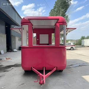 Fabrication de camions de restauration en métal, remorques alimentaires pour le camping, caravanes de cuisine entièrement équipées, camions de crème glacée, de restauration rapide et de bonbons, résistants à la rouille - Product Image 1