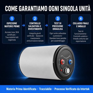 เครื่องทำน้ำอุ่นไฟฟ้าสำหรับรถบ้าน/รถพ่วง ขนาด 10 ลิตร 12 โวลต์ 200 วัตต์ พร้อมโครงสร้างโลหะ และการรับประกัน 1 ปี สำหรับฝักบัวในรถบ้าน - Product Image 3