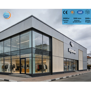 Çin Modern Düşük Maliyetli Endüstriyel Atölye Çelik Yapı Özel Modüler Depo Prefabrik Sergi Salonu Ofis Binası - Product Image 1