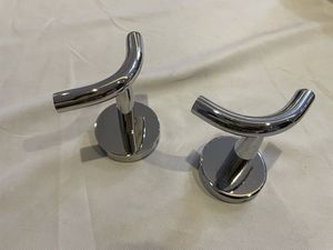 Móc Áo Choàng Móc Treo Áo Khoác Móc Treo Tường Móc Ốc Vít Hoàn Thiện Màu Gốc Phong Cách Satin Vàng Mới Bằng Thép Không Gỉ - Product Image 2