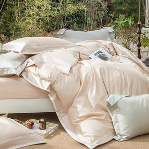 Juego de Ropa de Cama de Algodón Aineng Duoxiangmeimiankang, 4 Piezas, Color Sólido, Tejido de Algodón Puro, Rectangular, para Todas las Temporadas - Product Image 3