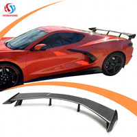 Aileron arrière Honghang Factory Gt Wing pour Chevrolet Corvette, compatible avec la Chevrolet Corvette C8 2020-2024