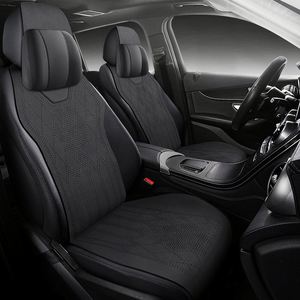 Tapis de selle universel en suède respirant 24 pièces pour toutes les saisons, modèle exclusif transfrontalier, best-seller Amazon pour voiture modifiée - Product Image 4