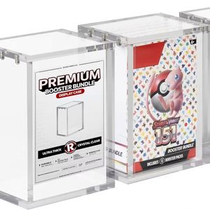 Estuche de exhibición Rocket Supply Co Premium Booster Bundle, acrílico de 10 mm, protección UV duradera para Pokémon Scarlet Violet 151 - Product Image 1