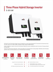 EN VENTA Afore 5KW Trifásico 3 Fase 2 230/400V IP65 <span class=keywords><strong>Inversor</strong></span> solar de almacenamiento híbrido de alto voltaje para el hogar dentro y fuera de la red - Product Image 6