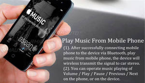 Transmisor FM Bluetooth V3.0 + EDR de Carga Rápida, Compatible con Tarjeta TF, Cargador Rápido, Compatible con la Función A2DP de Móviles - Product Image 6