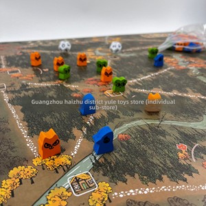 Gioco da Tavolo Root: <span class=keywords><strong>Carte</strong></span> di Carta, <span class=keywords><strong>Mondo</strong></span> Sotterraneo Meccanico, Bacino Fluviale Inferiore, Mao Lin Yuan Ji, Tour sul Tavolo, Strategia in Inglese - Product Image 2