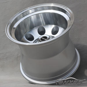 F80171 عجلة مقعرة عميقة 4x4 للطرق الوعرة من الفضة ET -27 -48 15 16 في 5x114. 7.5 6x صحن سبيكة عجلات سيارة لسيارة جيب تويوتا - Product Image 3