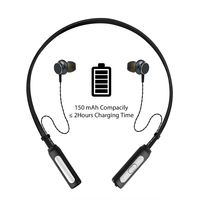 Headset Bluetooth TWS M1 Nirkabel dengan Mikrofon Terintegrasi, Earphone Sport Stereo Portable Neckband