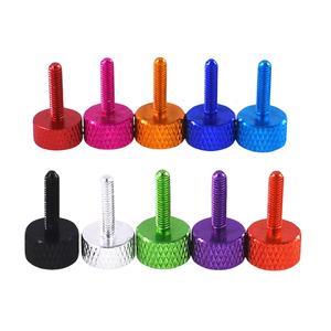 Đầy màu sắc hợp kim nhôm ngón tay cái máy tính vít vàng có khía đầu trang trí điều chỉnh bu lông cho PC trường hợp Mod DIY M3 M4 M5 M6 - Product Image 4