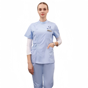 Uniformes médicaux une pièce confortables de haute qualité pour esthéticienne pour femmes gommages hospitaliers OEM pour médecins et infirmières - Product Image 4