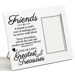 Vintage <b>Memorial</b> <b>Photo</b> Frame with UV Printing-Cross-Border Loss <b>Memorial</b> <b>Gift</b> for Sympathy-Wood 4x6 Inch Foldable - Product Image 2