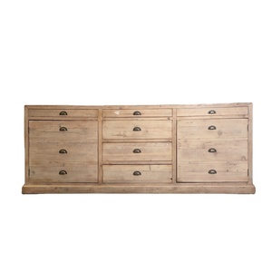 Armario <span class=keywords><strong>de</strong></span> madera <span class=keywords><strong>de</strong></span> reciclaje excelente, restauración antigua hecha a mano - Product Image 1