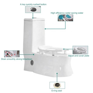 Thiết Bị Nhà Vệ Sinh Tủ Quần Áo Một Mảnh Bẫy S Mục Đích Kép Với Nhà Vệ Sinh Pan Ngồi Xổm - Product Image 3