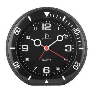 JUSTAMINUTE Soft touch Black alarm <b>clock</b> JA7096N - Product Image 1