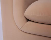 Canapé simple tapissé sur mesure Fauteuil en velours côtelé vert orange kaki camel