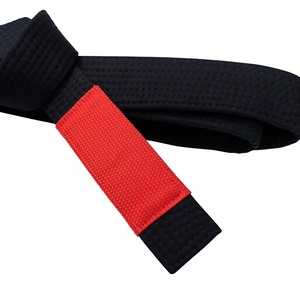Cinturón de BJJ Personalizado OEM de Alta Calidad, 220g, Impresión por Transferencia de Calor, 100% Algodón Tejido Perla, Transpirable, de Secado Rápido, para Artes Marciales - Product Image 2