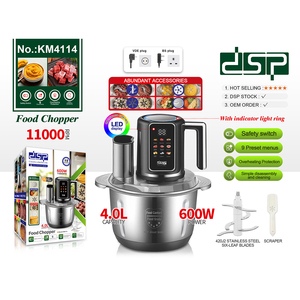 Hachoir Électrique Multifonction <span class=keywords><strong>Professionnel</strong></span> Haute Puissance DSP en Promotion avec Écran LED pour Cuisine - Robot Culinaire - Product Image 1