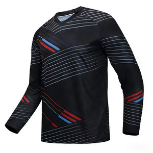 Jersey de Competición MTB, Serie de Protección Solar para Ciclismo, Estilo Sunny, Tops de Entrenamiento Todoterreno, Ropa Deportiva, Uso Diario, Se Aceptan Personalizaciones - Product Image 4