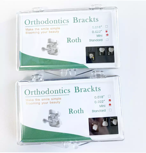 אממ פלטות שיניים סט Mbt מיני מתכת רוט סטנדרטי <span class=keywords><strong>018</strong></span> 022 אורתודונטי Bracket ערכת עצמי ligating פלטה אורתופדי - Product Image 4