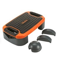 Tabla de ejercicios múltiples, plataforma de paso ajustable para entrenamiento aeróbico, paso a paso, antideslizante, para Yoga