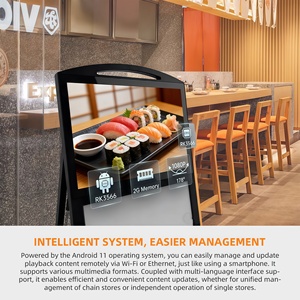 Schermo Digitale Touch da 21,5 Pollici 4K per Menu di Negozi di Bubble Tea |   Segnaletica Interattiva Android per Promozione e Ordinazione di Bevande - Product Image 5