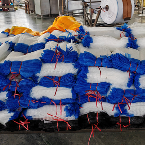 Bolsas de malla Raschel personalizadas de punto PE, sacos de cebolla, bolsa de malla de leña Leno PP reciclable <span class=keywords><strong>para</strong></span> naranjas - Product Image 4