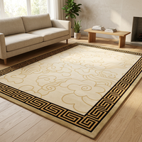 Tapis en nylon imprimé à la machine, grand tapis beige pour salon, tapis de haute qualité, prix de gros