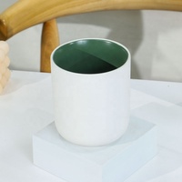 YBH gros conteneur de bougie en céramique pots de bougie vides de luxe pour décor de noël récipients de bougie en porcelaine avec couvercle